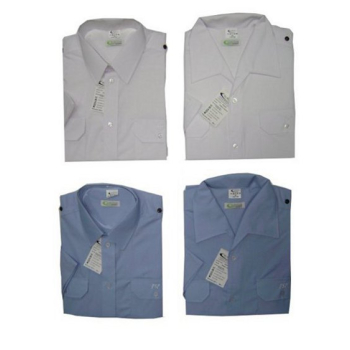 Koszula PSP wyjściowa "slim"  krótki rękaw 100% bawełna